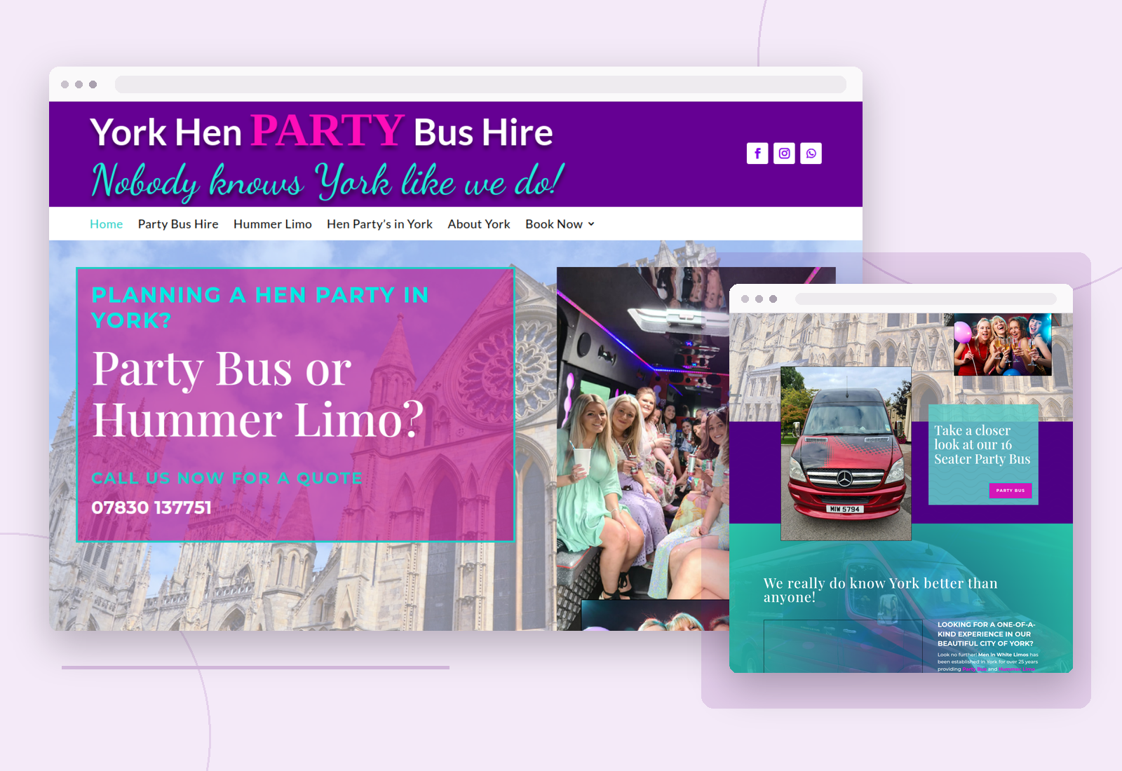 appletree-portfolio-hen-party-bus-york quantum estate agency website design and development