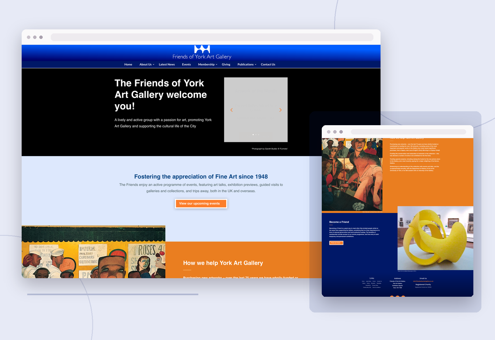 appletree-portfolio-york-art-gallery quantum estate agency website design and development